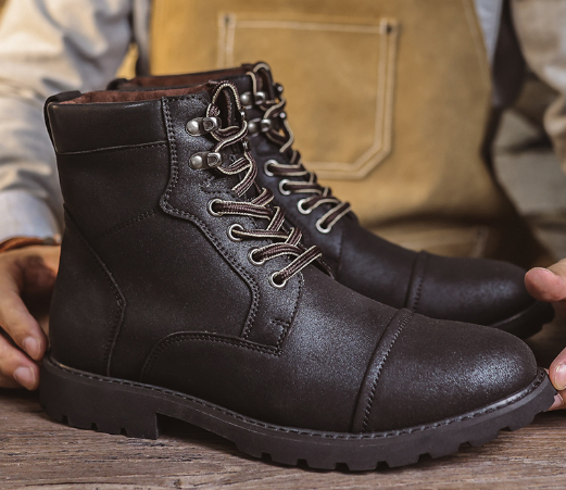 Colton™ | Bottes en cuir pour homme premium