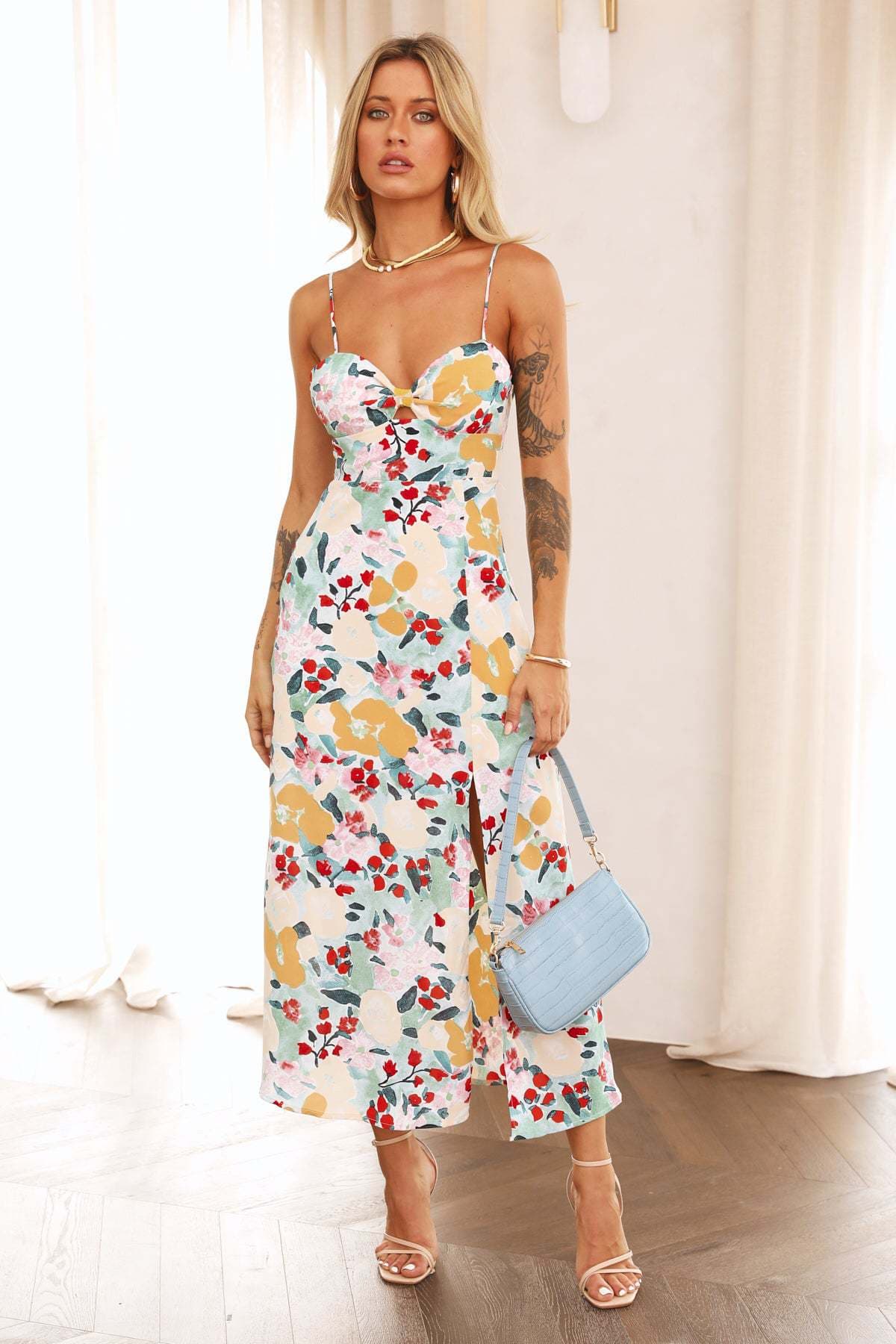 Robe longue cocktail