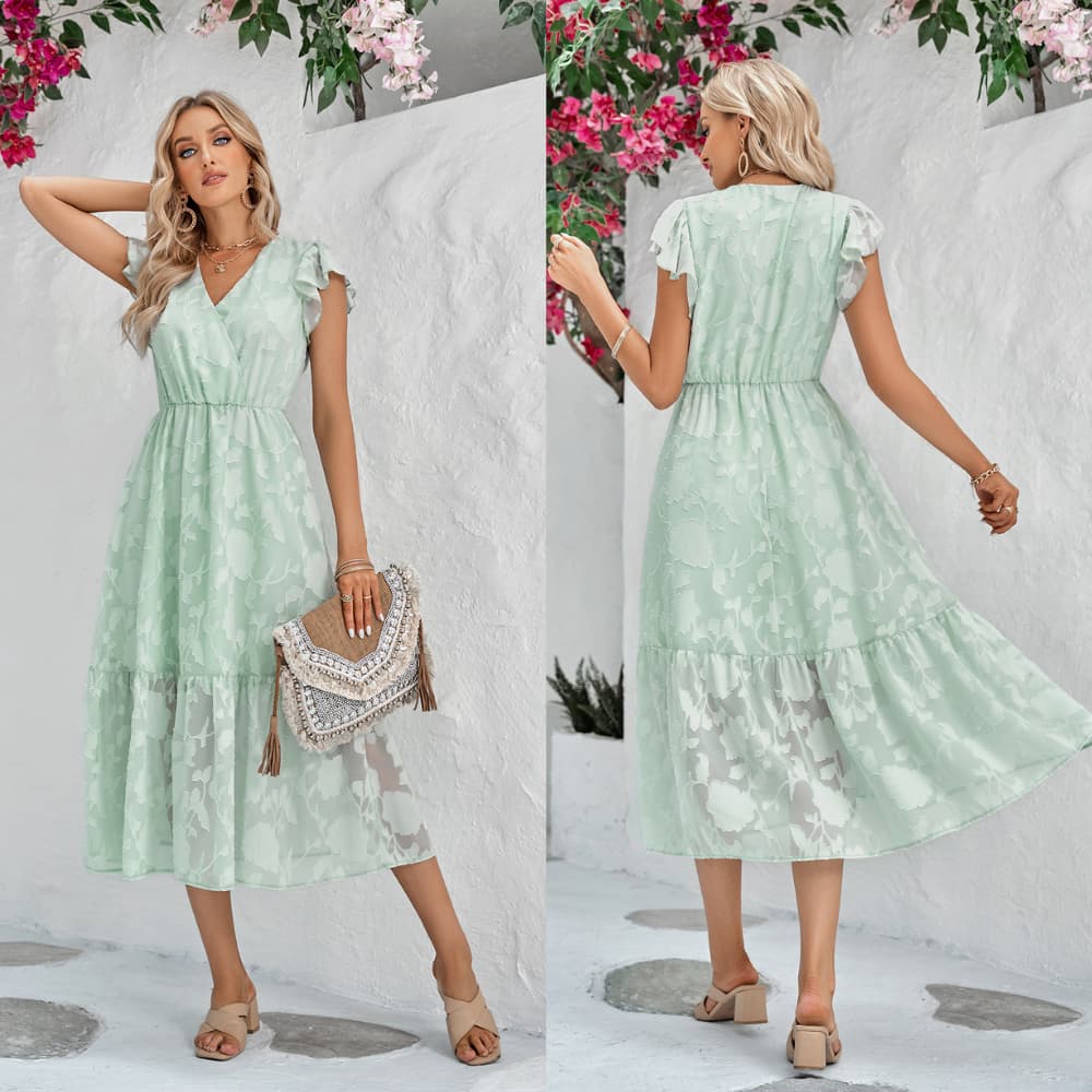 Robe hippie chic romantique