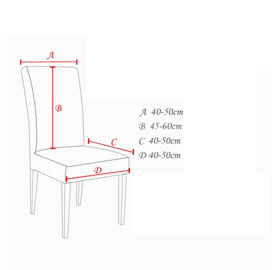 Housse de chaise <br> Unie