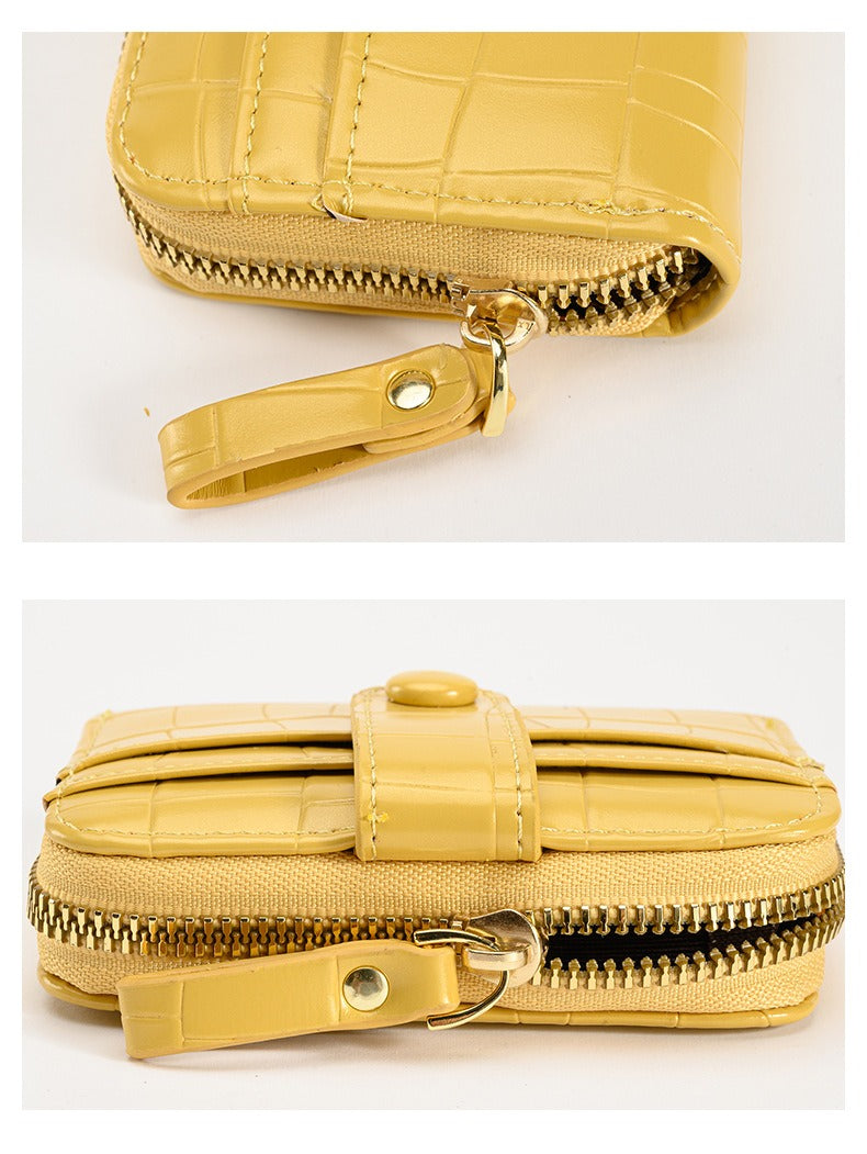 Petit portefeuille crocodile