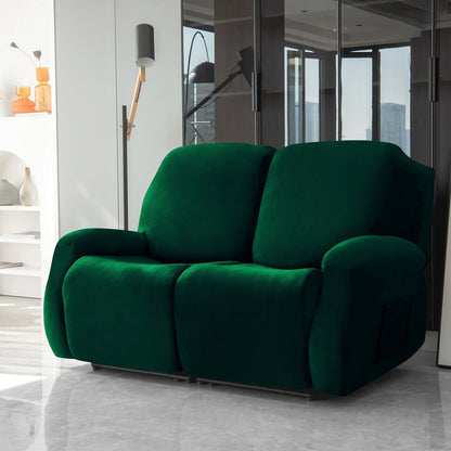 Housse de Fauteuil et Canapé Relax - Velours Vert