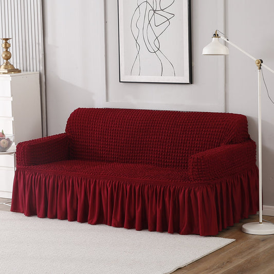 Housse de Canapé Extensible - Rouge Cerise