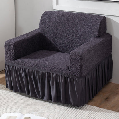 Housse de Canapé Extensible - Gris Abbaye