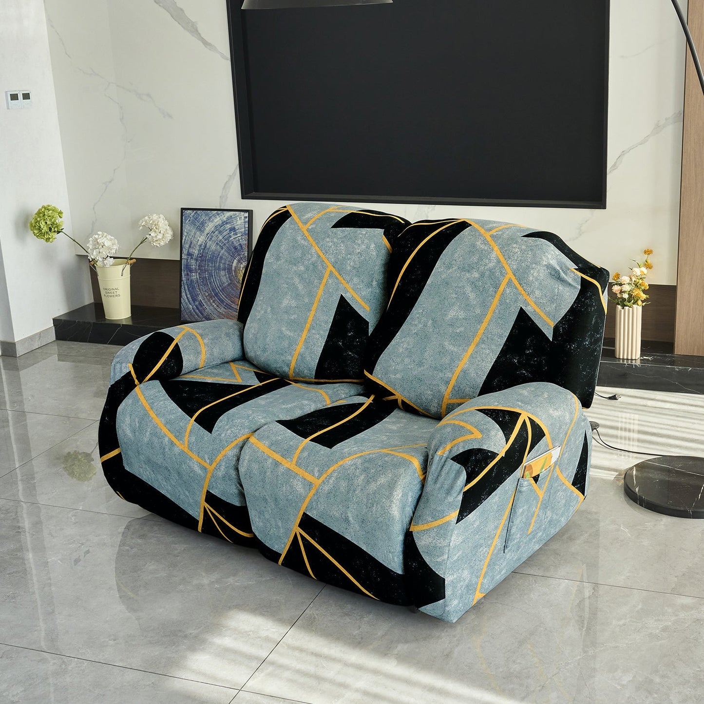 Housse Fauteuil Relax - Multicolore Abstrait