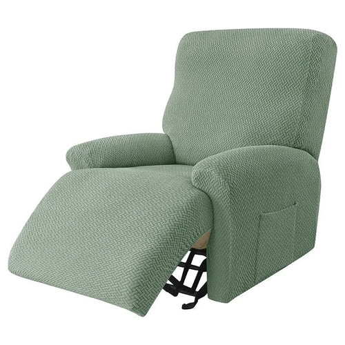 Housse de Fauteuil Relax en Jacquard Premium Vert