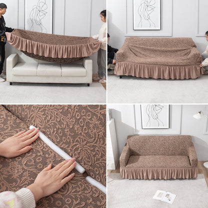 Housse de Canapé Extensible - Taupe Clair