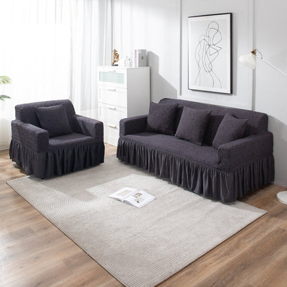 Housse de Canapé Extensible - Gris Abbaye
