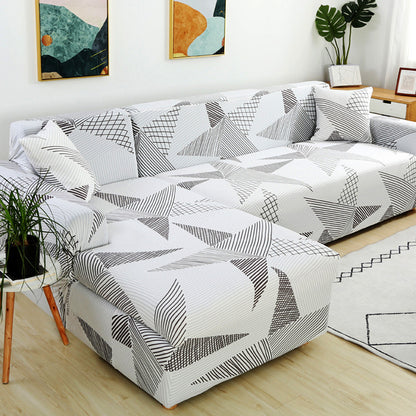 Housse de coussin universelle extensible Four Seasons avec impression spot