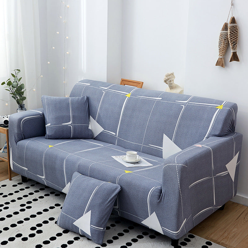 Housse de coussin universelle extensible Four Seasons avec impression spot