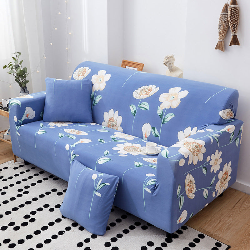 Housse de coussin universelle extensible Four Seasons avec impression spot