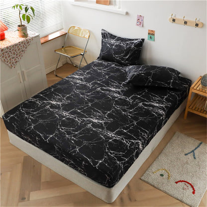 Housse de drap-housse une pièce en coton à l'aloe vera Simmons, protège-matelas antidérapant et anti-poussière