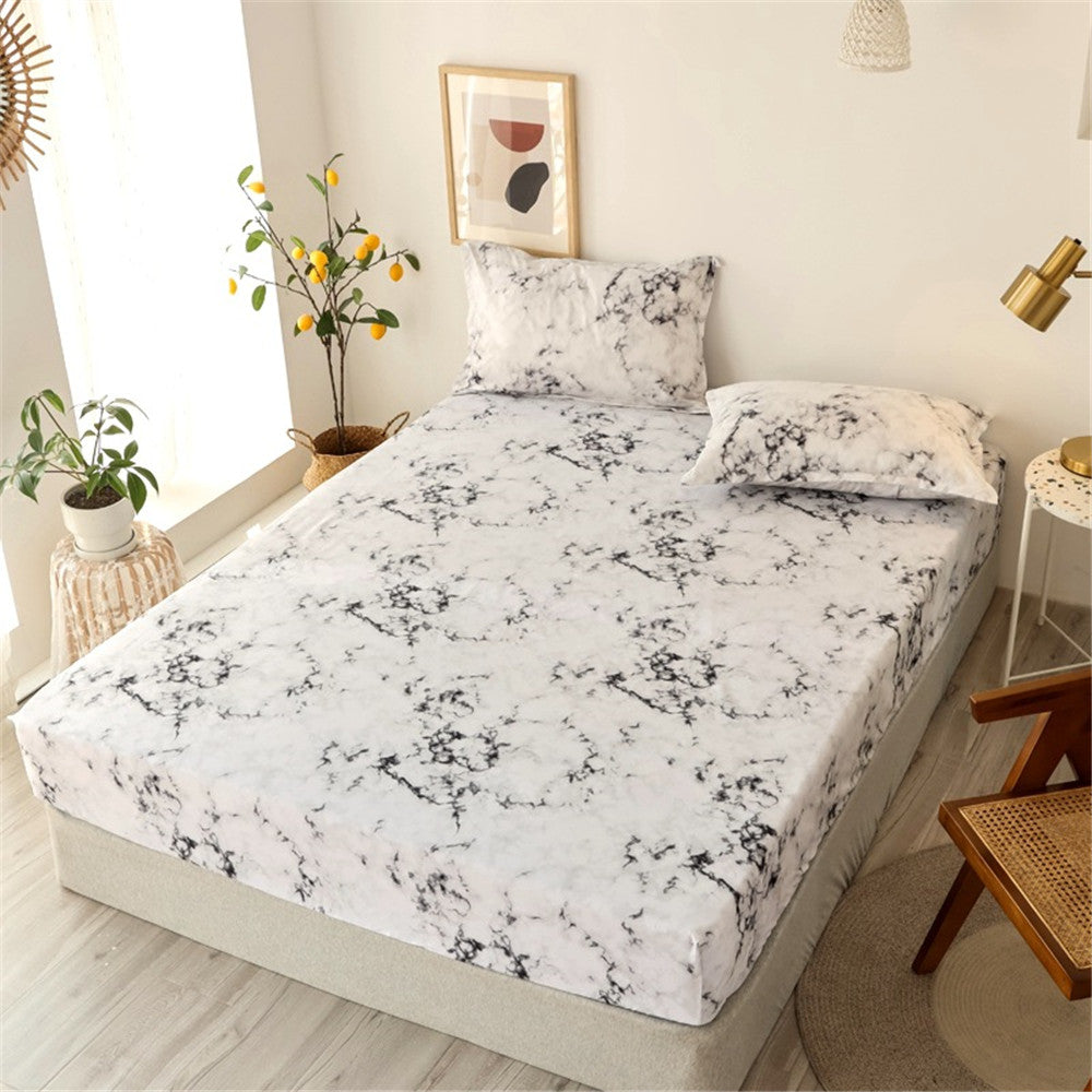 Housse de drap-housse une pièce en coton à l'aloe vera Simmons, protège-matelas antidérapant et anti-poussière