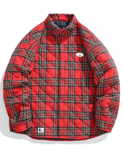 Veste matelassée en coton vintage