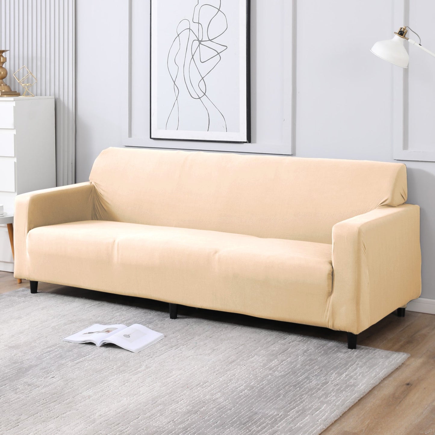 Housse de Canapé Extensible - Beige