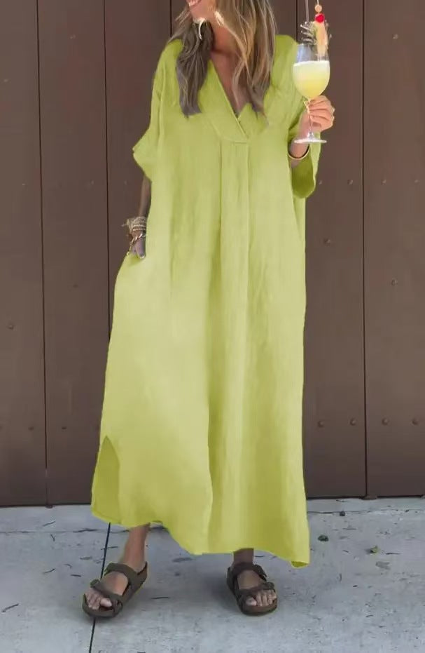 SAENE - ROBE CASUAL EN COTON