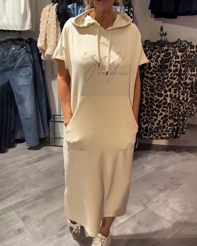 Saskia™ | Robe Hoodie Décontractée