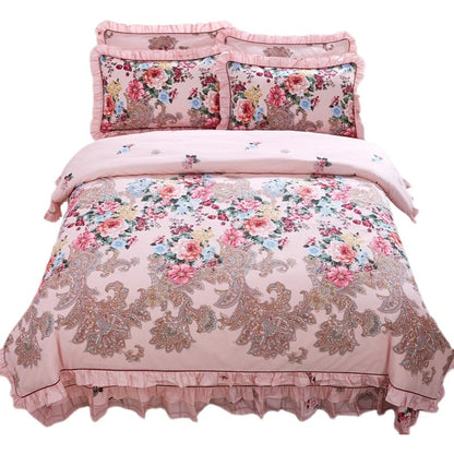 Housse de couette une pièce en pur coton, housse de couette en coton simple ou double