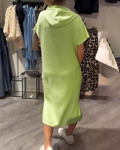 Saskia™ | Robe Hoodie Décontractée