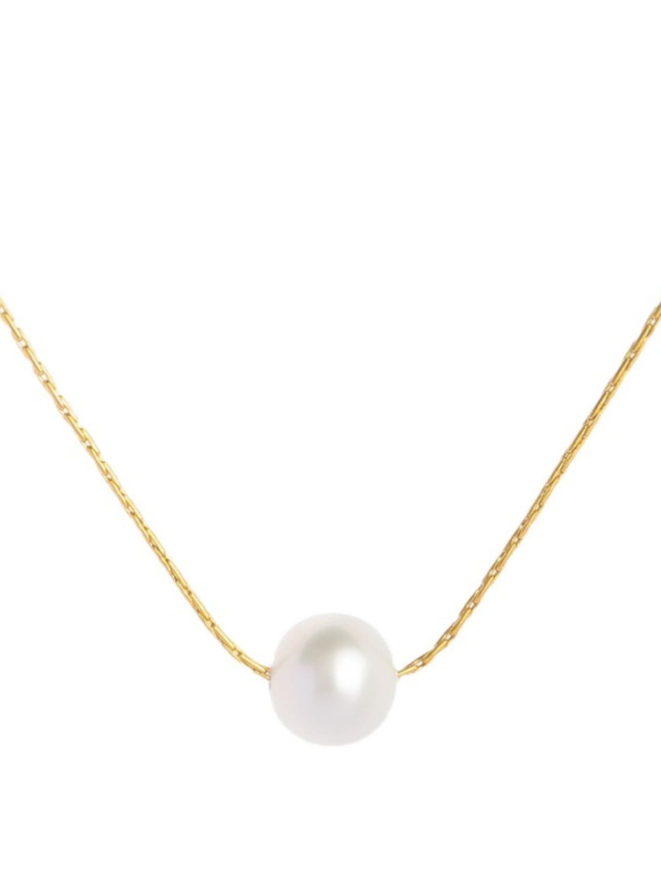 Collier avec perle naturelle