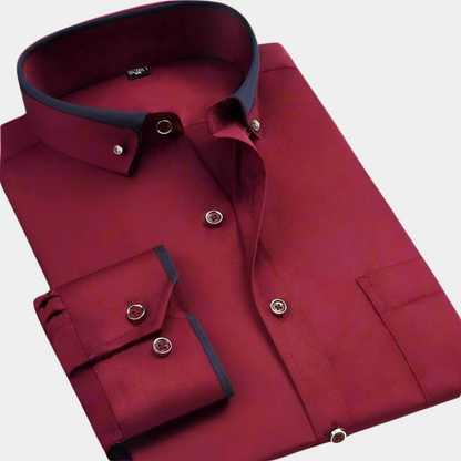 Don | Chemise Classique pour Hommes à Manches Longues