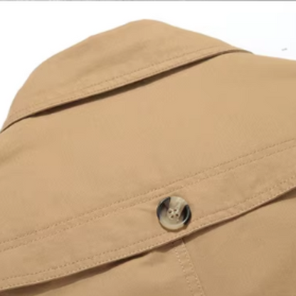 Trench-coat élégant matelassé