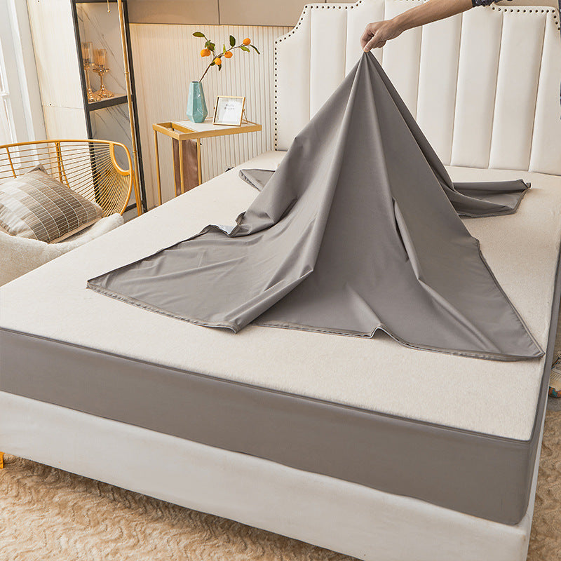 Protège-matelas imperméable intégral à six faces, anti-urine et anti-humidité, respirant