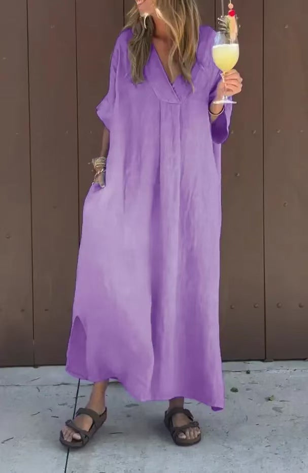 SAENE - ROBE CASUAL EN COTON