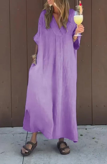 SAENE - ROBE CASUAL EN COTON