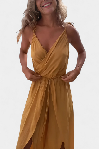 Combinaison Donatila en Coton Lavé avec Ouvertures Latérales