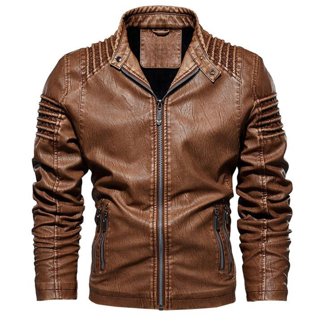 Angelo | Veste en cuir Empire