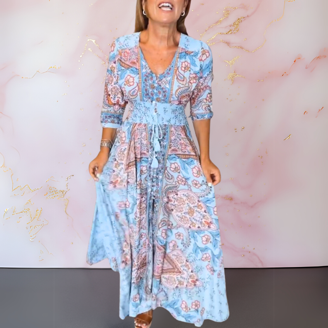 Marga™ | Robe d'été élégante à décolleté en V