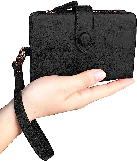 Petit portefeuille femme noir