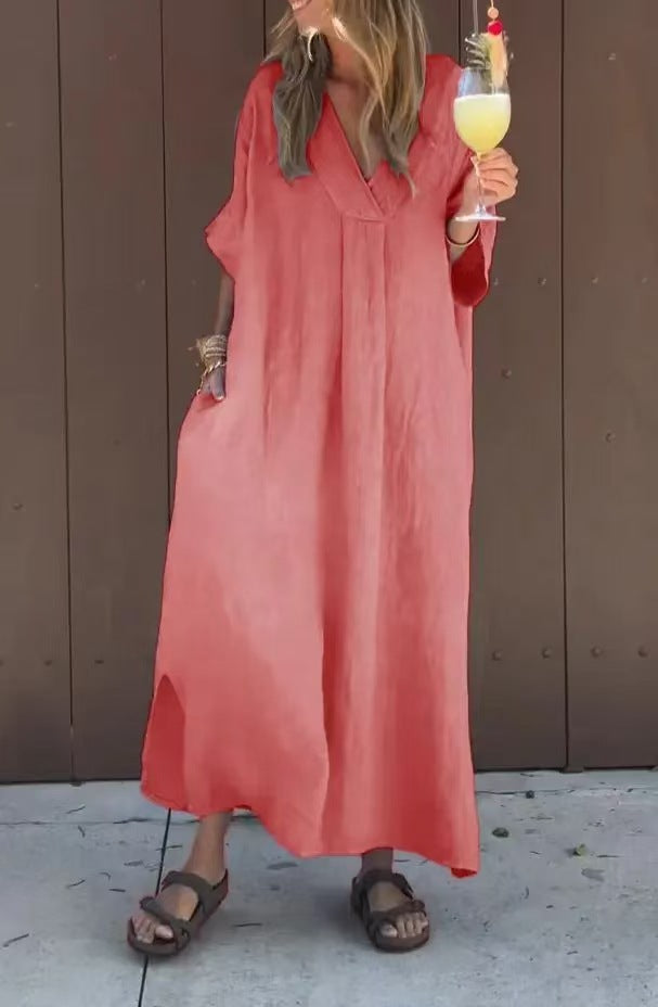 SAENE - ROBE CASUAL EN COTON