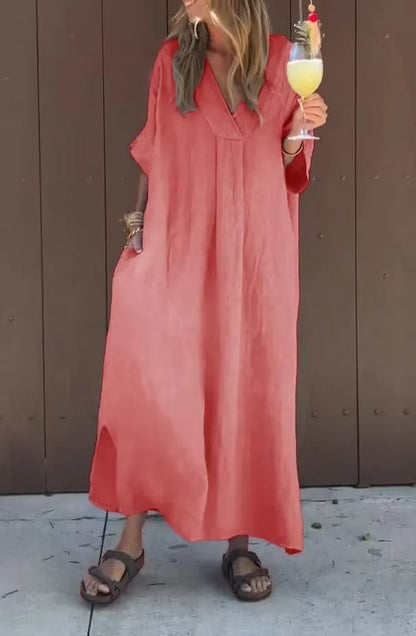 SAENE - ROBE CASUAL EN COTON