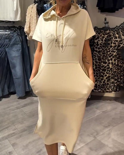 Saskia™ | Robe Hoodie Décontractée