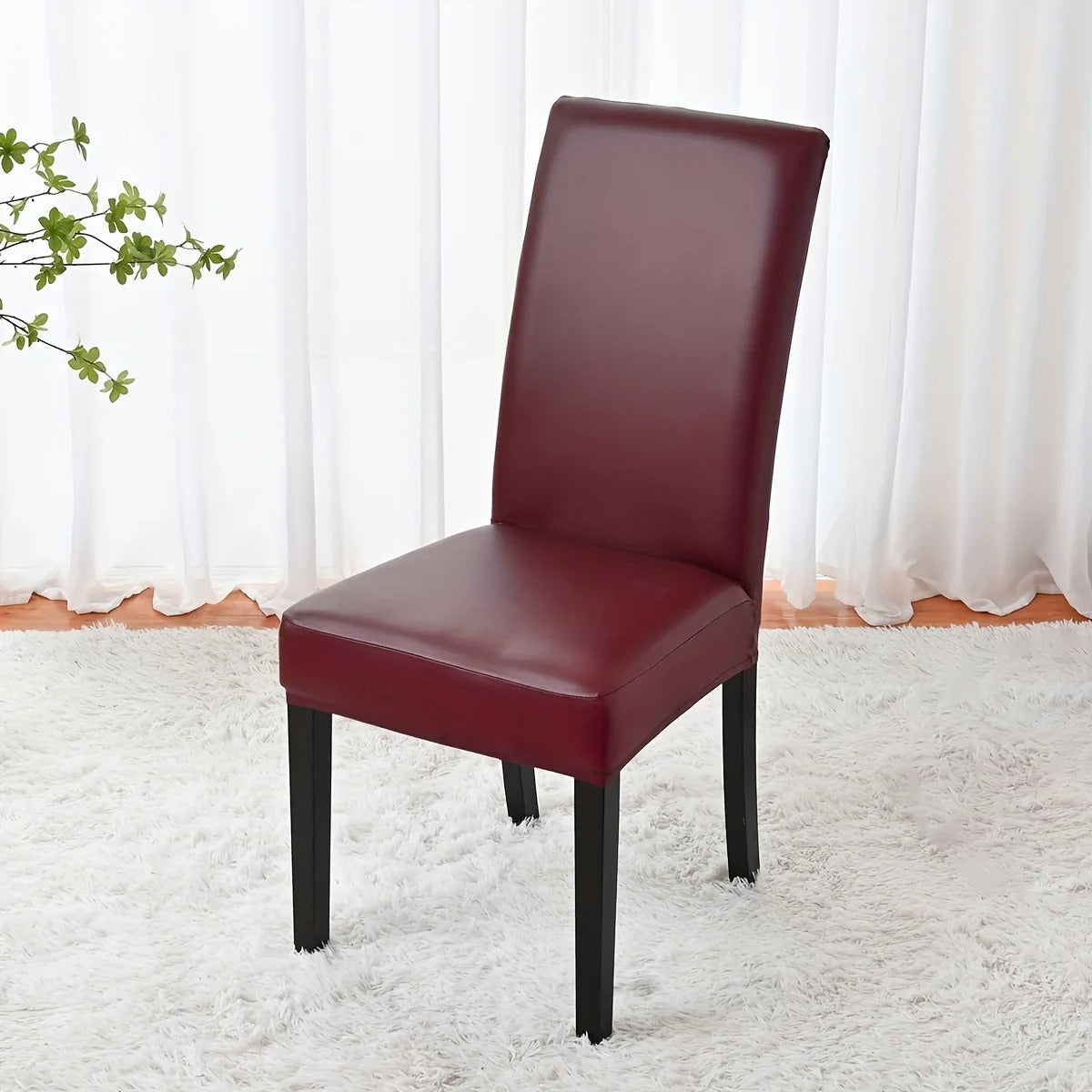 Housse de Chaise Apparence Cuir - Eclipse