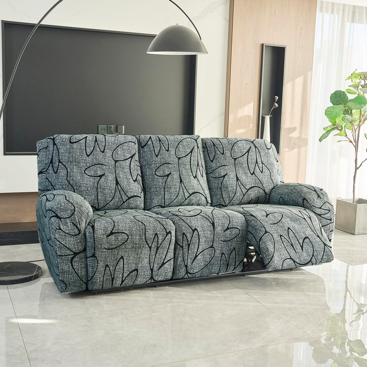 Housse de Fauteuil Relax - Gris Foncé