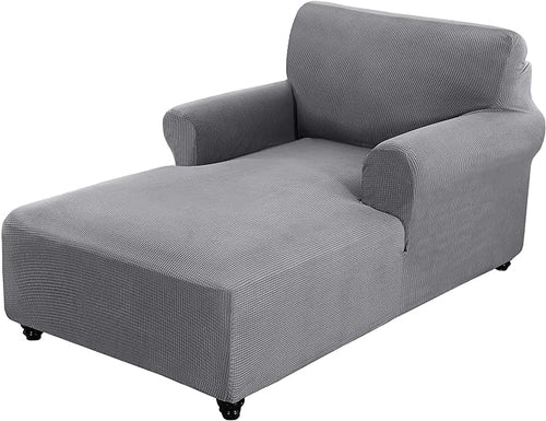 Housse Canapé avec Méridienne Gris