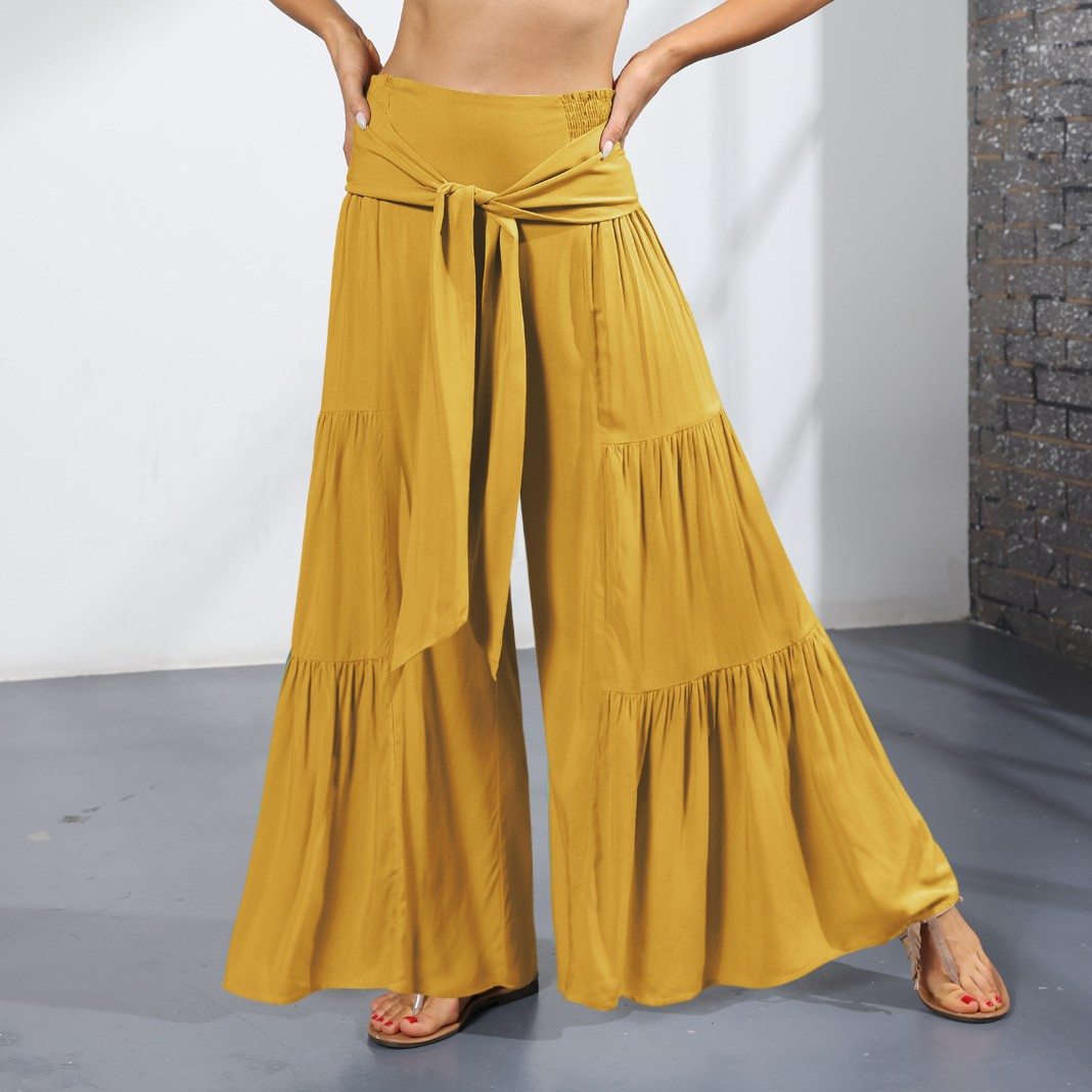 Pantalon hippie chic sculptant