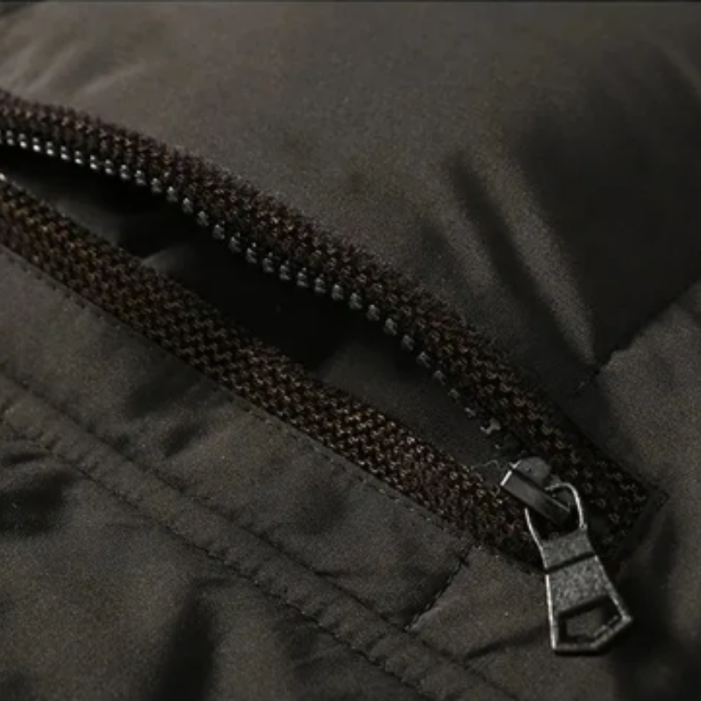 Veste d'hiver en fleece matelassée élégante