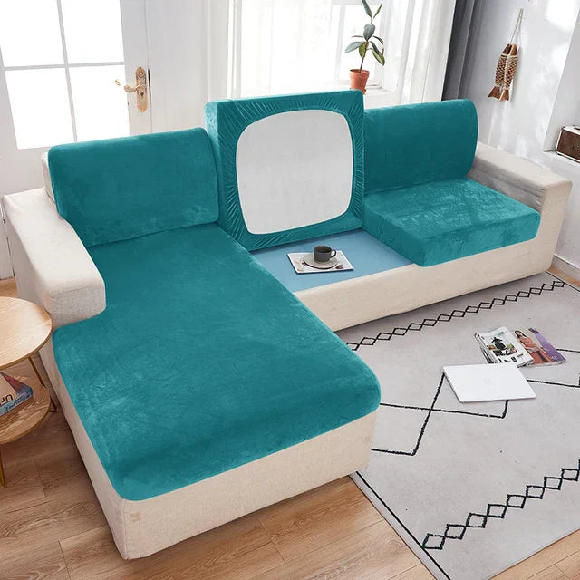 Housse Coussin Canapé Velours - Moderne