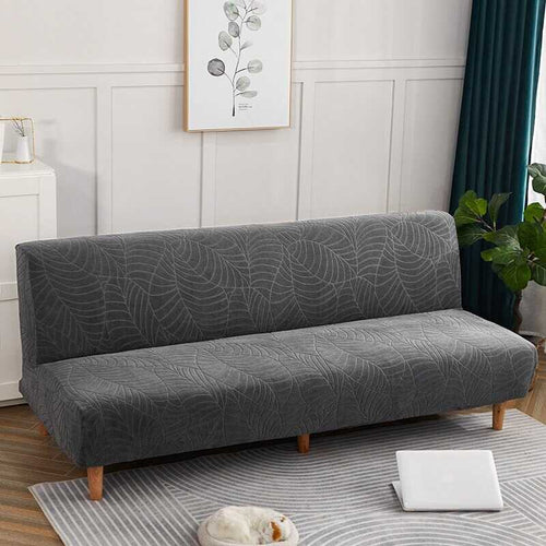 Housse pour canapé clic clac - Housse pour clic clac imperméable gris foncé