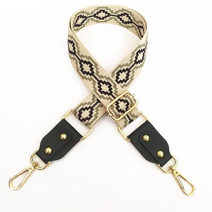 Bandoulières pour sacs - Motifs bohêmes