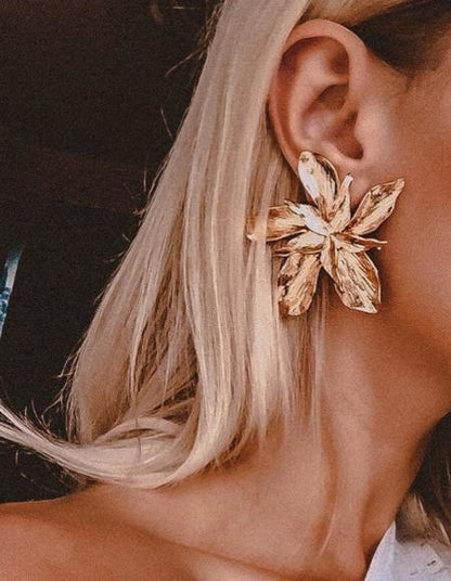 Boucles d'oreilles Fleur
