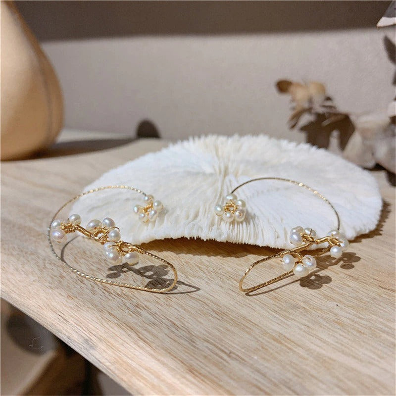 Boucles d'oreilles Flora sans perçage