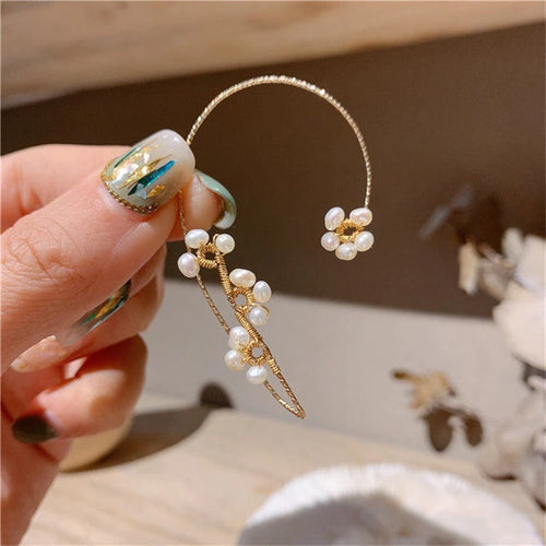 Boucles d'oreilles Flora sans perçage
