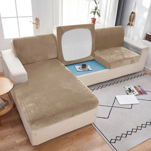 Housse Coussin Canapé Velours - Moderne