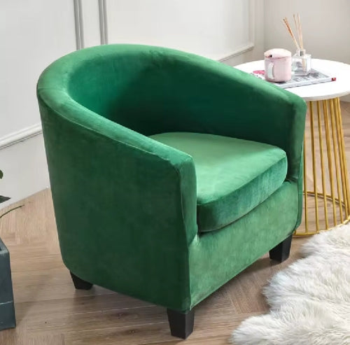 Housse fauteuil Cabriolet <br> Velours Vert