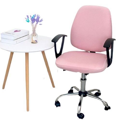 Housse de chaise de bureau <br> Rose